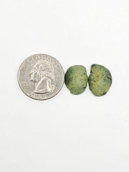 Tabasco Geode Cabochon Pair | Natural Mexican Geode