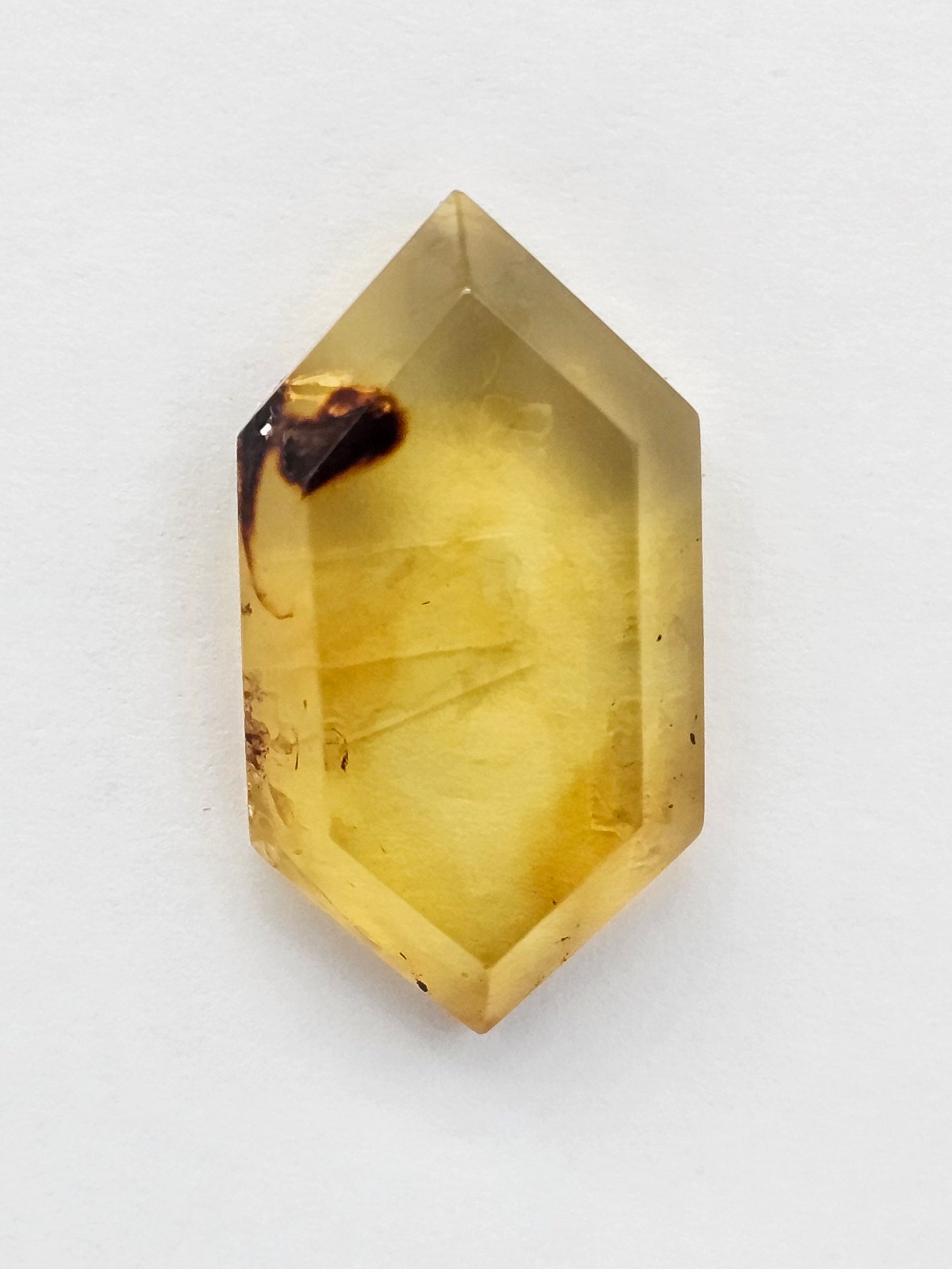 Amber Geometric Cabochon