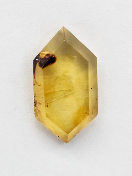 Amber Geometric Cabochon