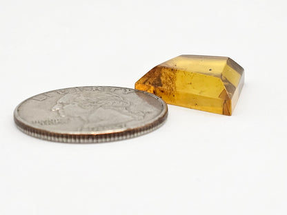 Amber Geometric Cabochon