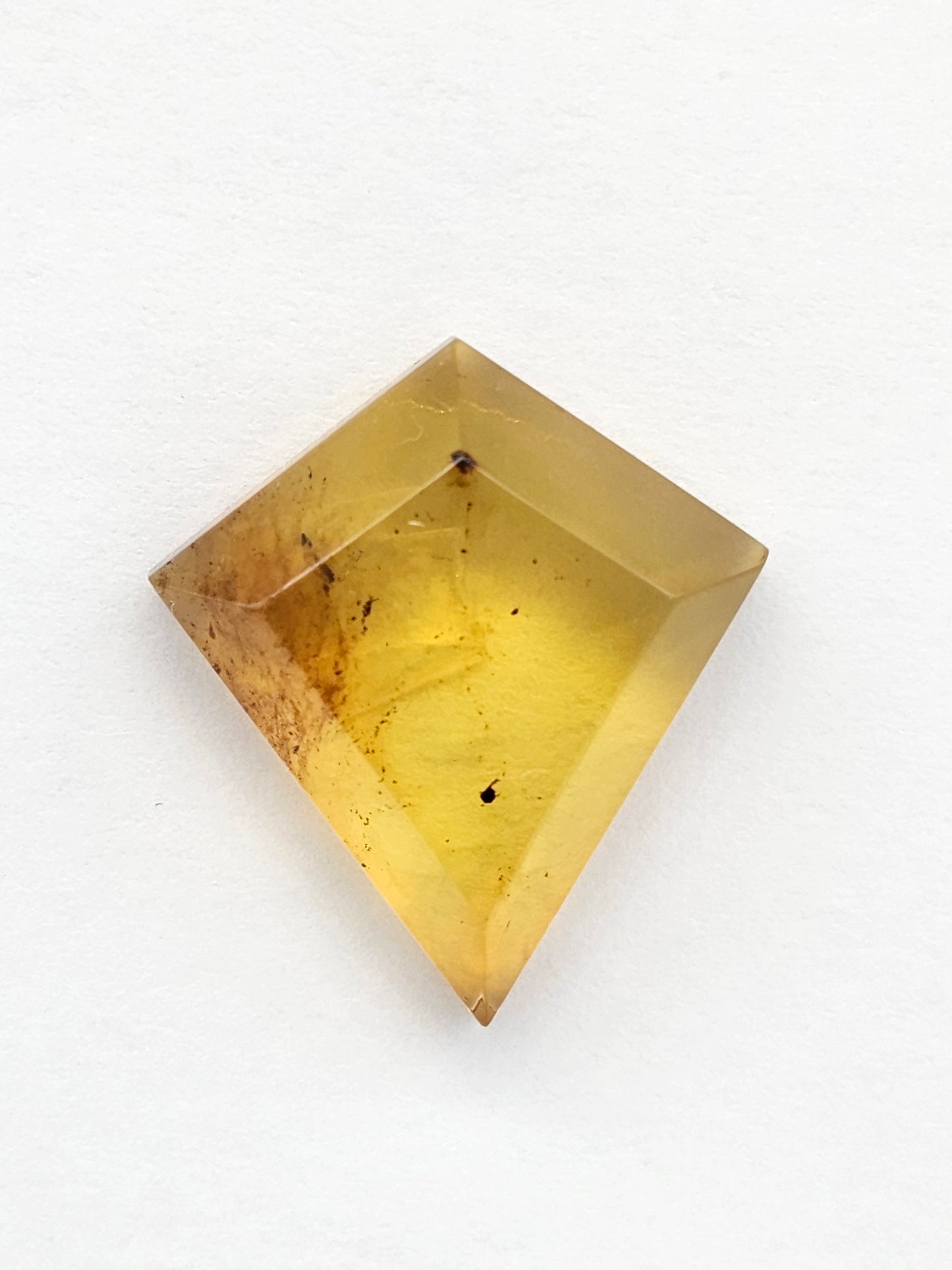 Amber Geometric Cabochon
