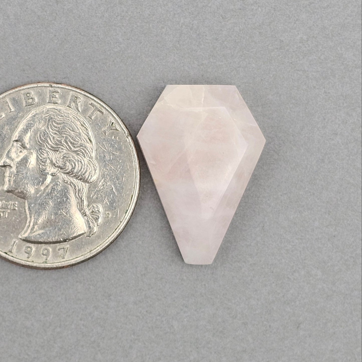 Rose Quartz Geometric Cabochon
