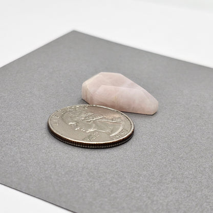 Rose Quartz Geometric Cabochon