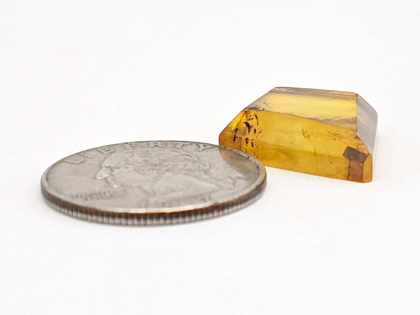 Amber Geometric Cabochon