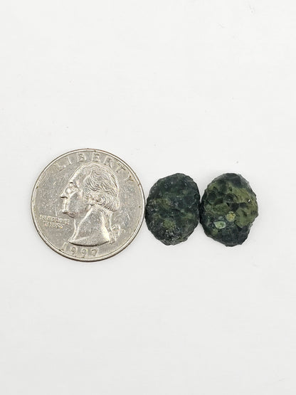 Tabasco Geode Cabochon Pair | Natural Mexican Geode