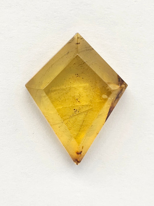 Amber Geometric Cabochon
