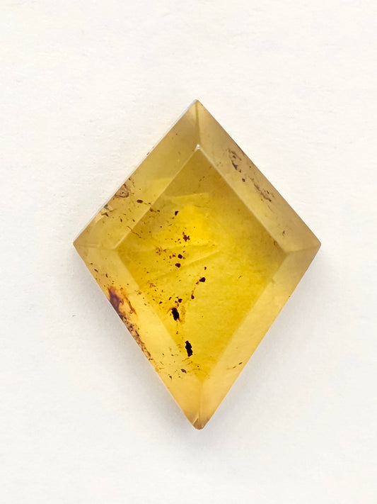 Amber Geometric Cabochon