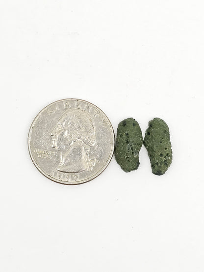 Tabasco Geode Cabochon Pair | Natural Mexican Geode