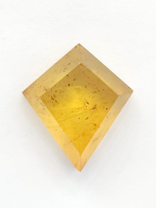Amber Geometric Cabochon