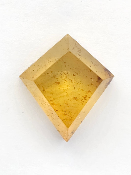 Amber Geometric Cabochon