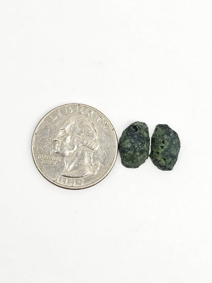 Tabasco Geode Cabochon Pair | Natural Mexican Geode