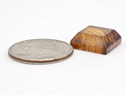 Amber Geometric Cabochon