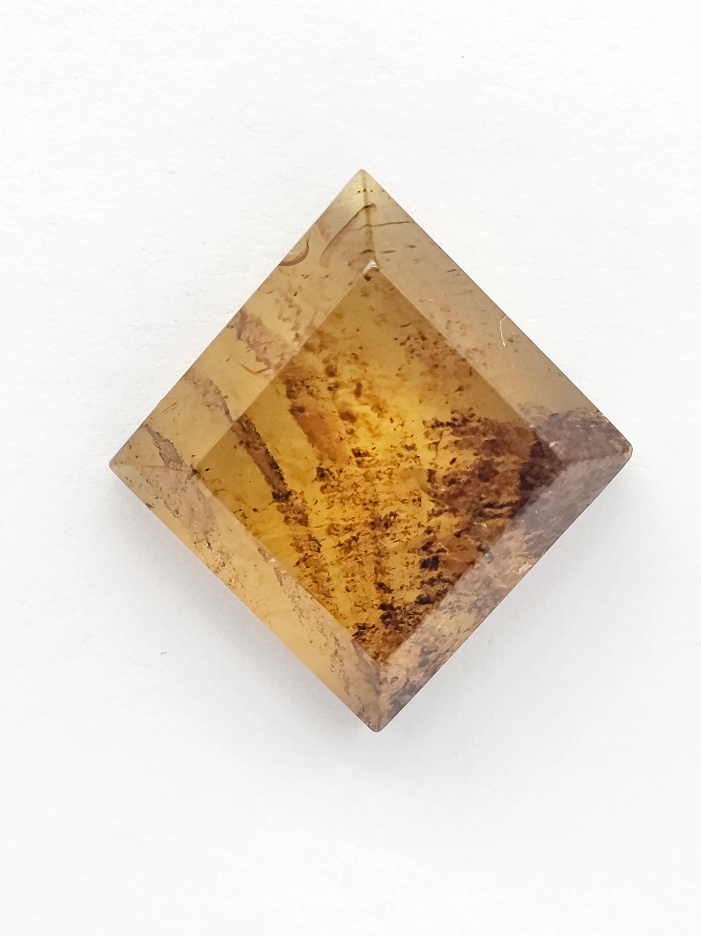 Amber Geometric Cabochon