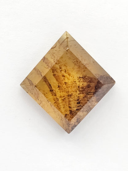 Amber Geometric Cabochon