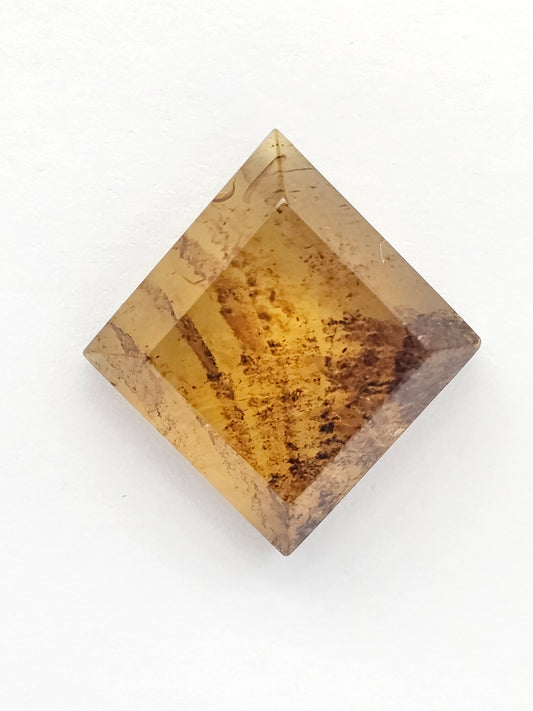 Amber Geometric Cabochon