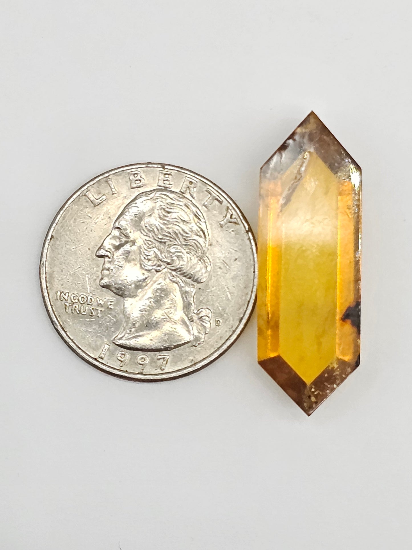 Amber Geometric Cabochon