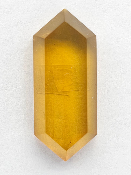 Amber Geometric Cabochon
