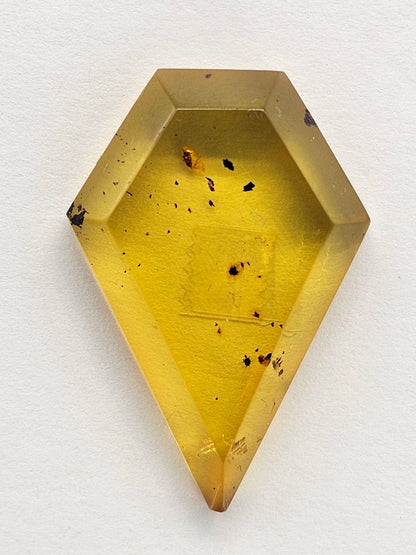 Amber Geometric Cabochon