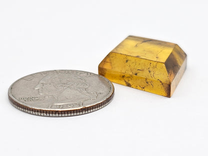 Amber Geometric Cabochon