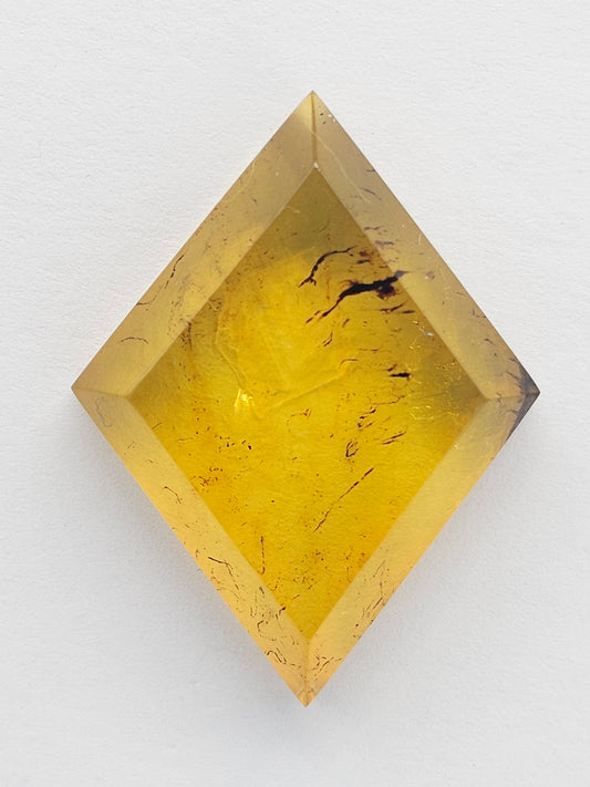 Amber Geometric Cabochon