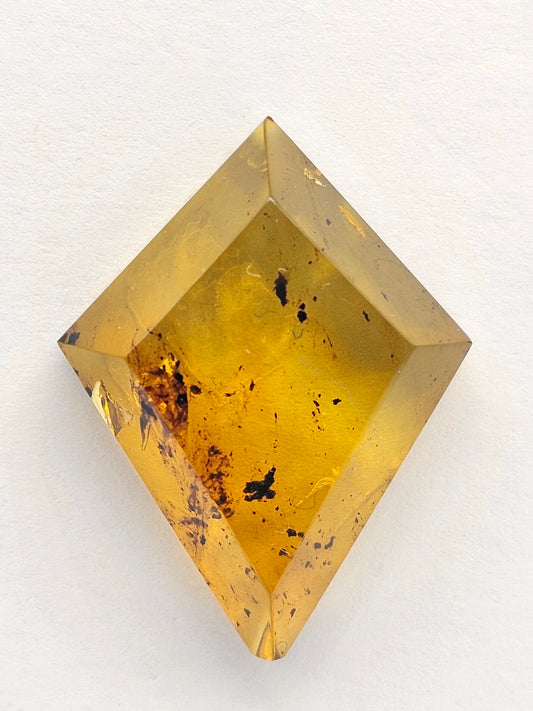 Amber Geometric Cabochon