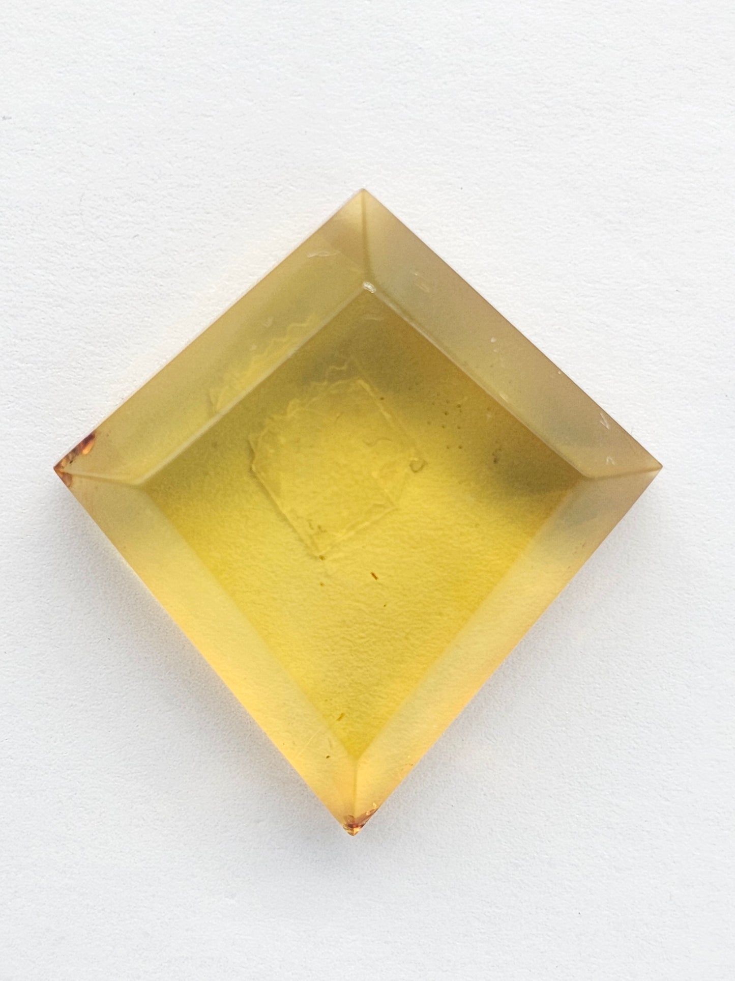 Amber Geometric Cabochon