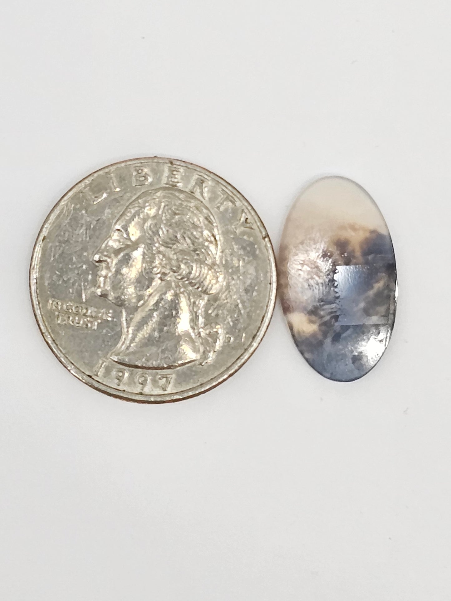 Scenic Dendritic Agate Cabochon – Natural Landscape Stone