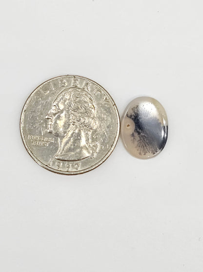 Scenic Dendritic Agate Cabochon – Natural Landscape Stone