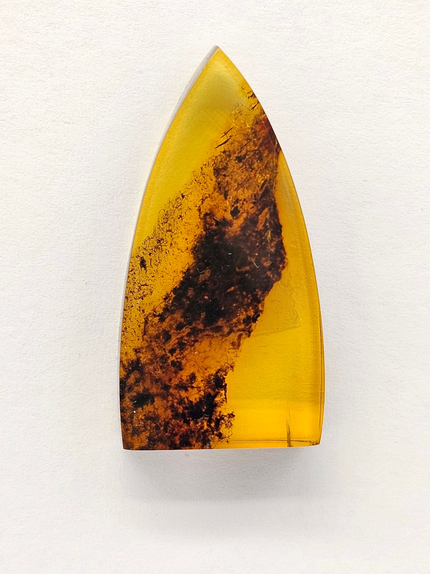 Amber cabochon | Artisan Cut Gemstone