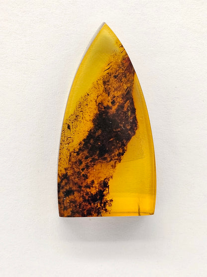 Amber cabochon | Artisan Cut Gemstone
