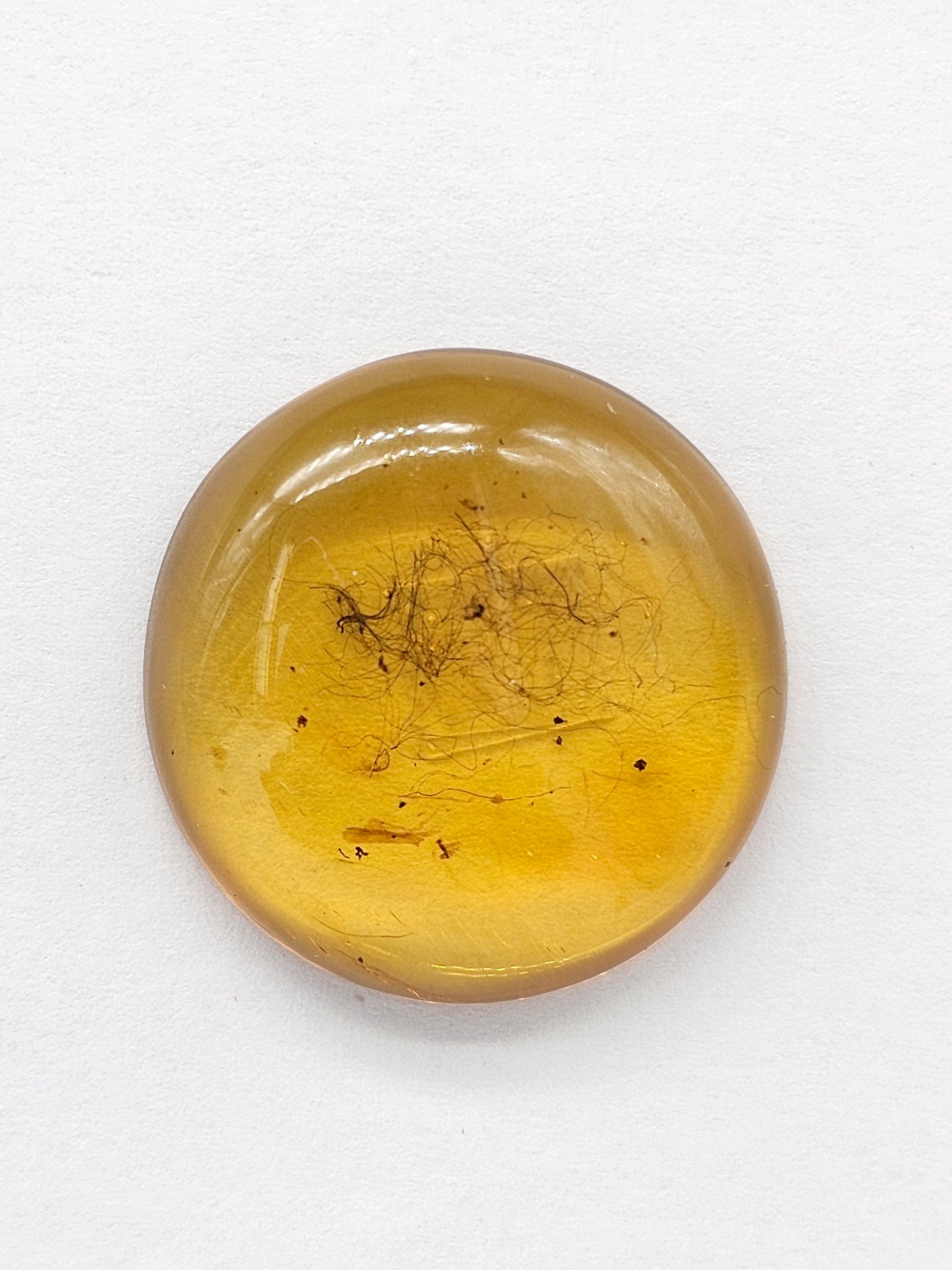 Amber cabochon | Artisan Cut Gemstone
