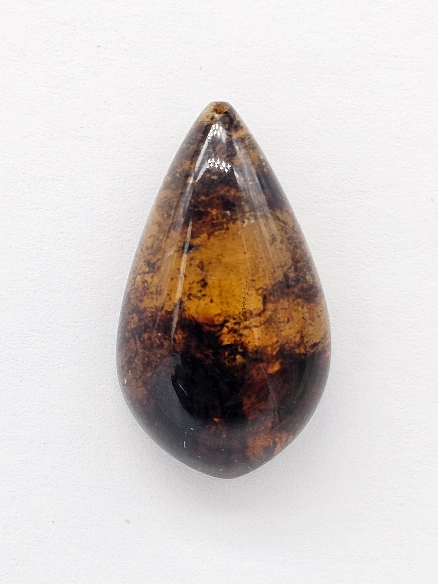 Amber cabochon | Artisan Cut Gemstone