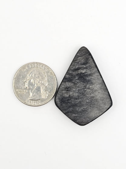 Gold Sheen Obsidian Cabochon | Natural Mexican Obsidian for Silversmiths