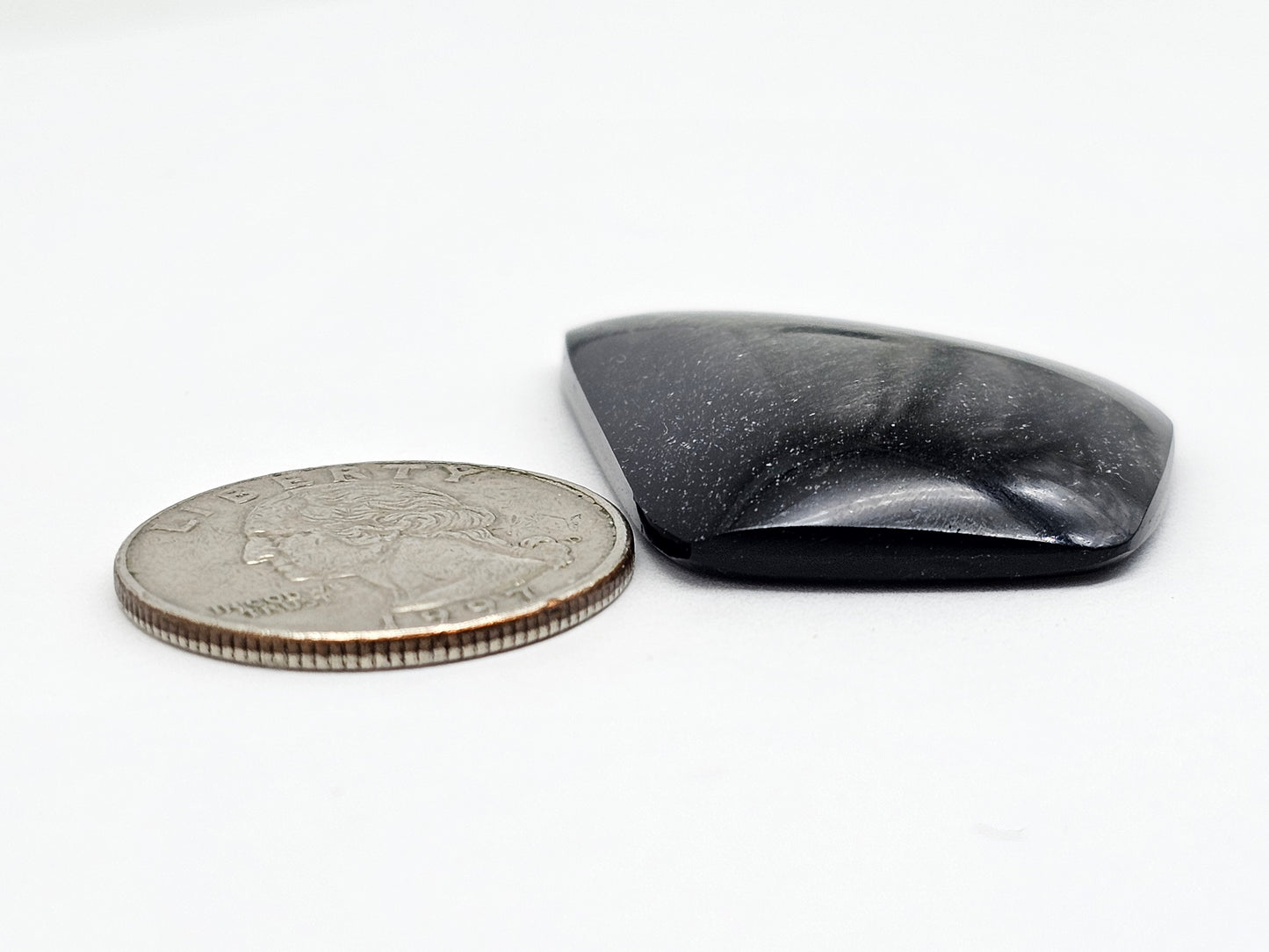 Gold Sheen Obsidian Cabochon | Natural Mexican Obsidian for Silversmiths