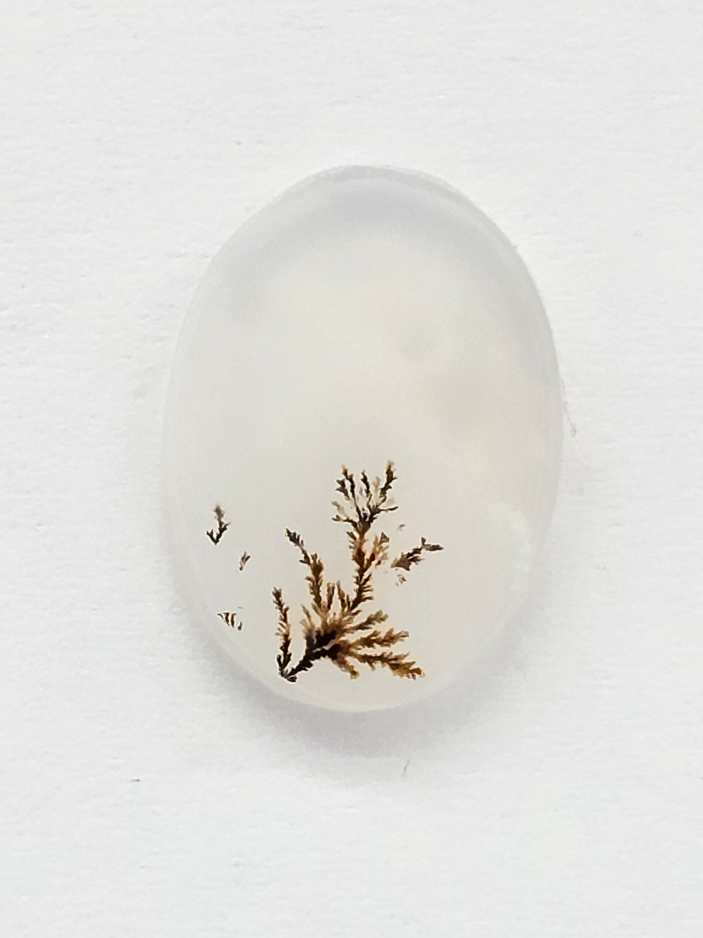Scenic Dendritic Agate Cabochon – Natural Landscape Stone