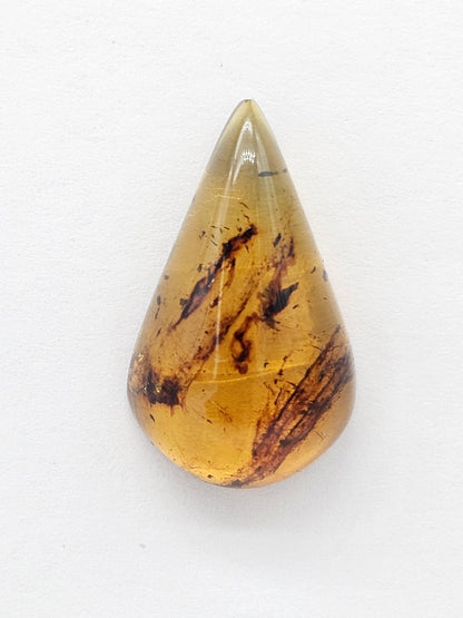 Amber cabochon | Artisan Cut Gemstone