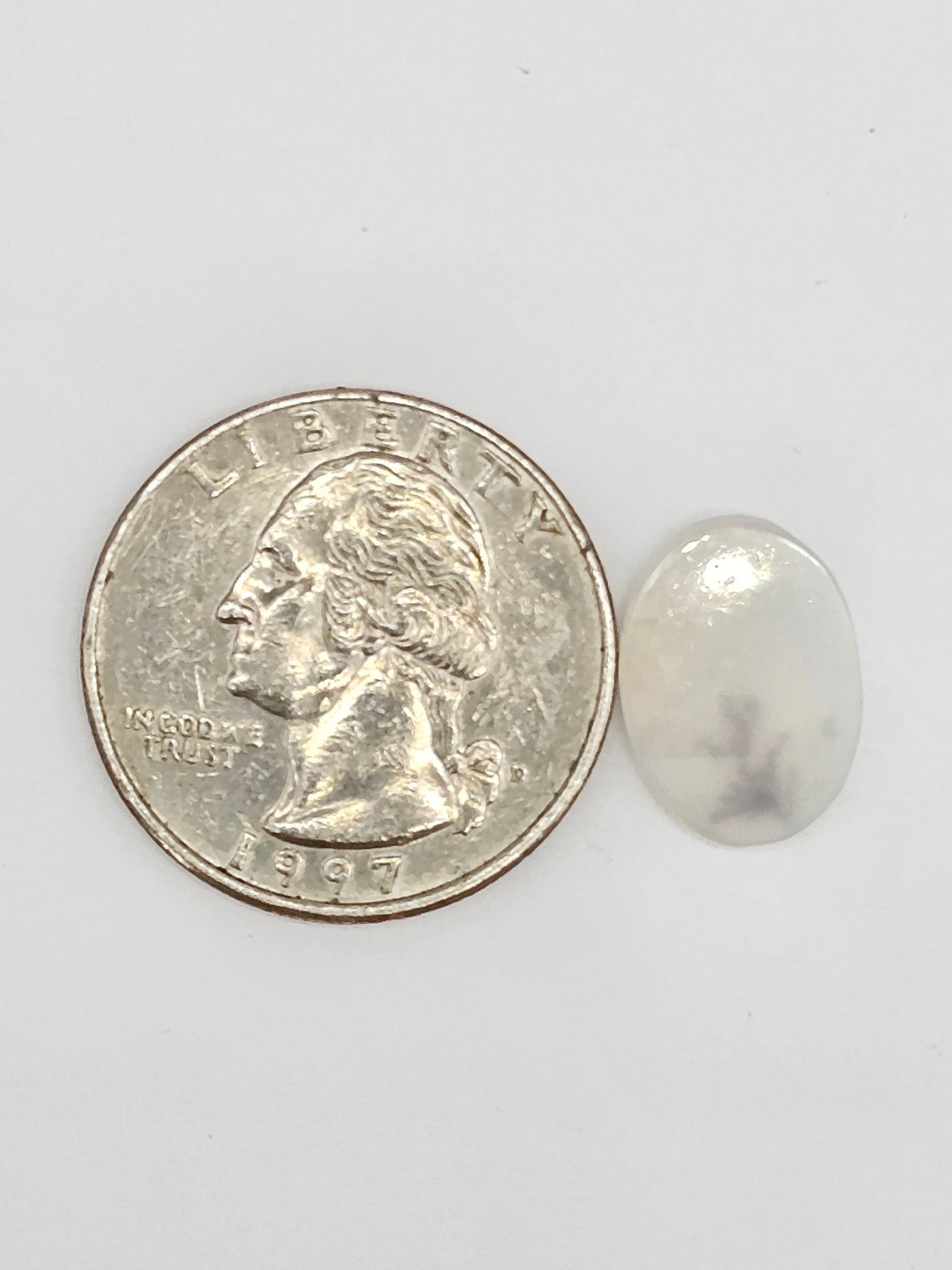 Scenic Dendritic Agate Cabochon – Natural Landscape Stone