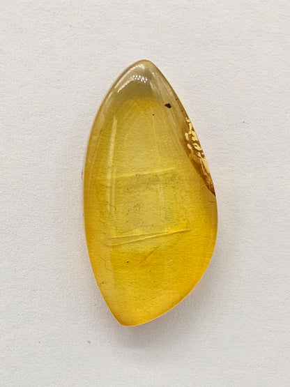 Amber cabochon | Artisan Cut Gemstone