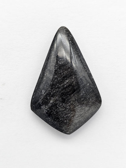 Gold Sheen Obsidian Cabochon | Natural Mexican Obsidian for Silversmiths
