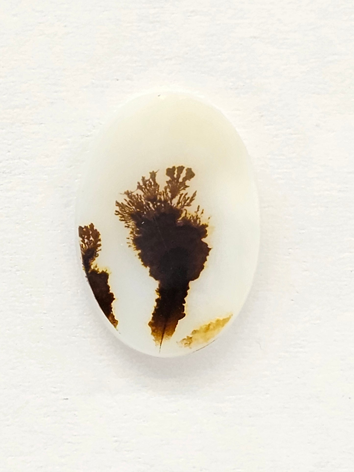 Scenic Dendritic Agate Cabochon – Natural Landscape Stone