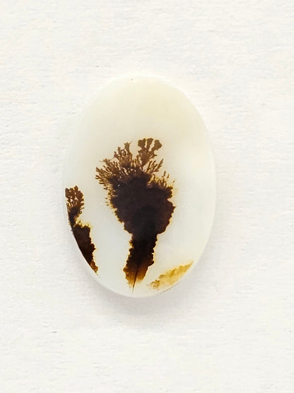 Scenic Dendritic Agate Cabochon – Natural Landscape Stone