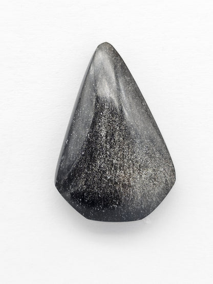 Gold Sheen Obsidian Cabochon | Natural Mexican Obsidian for Silversmiths