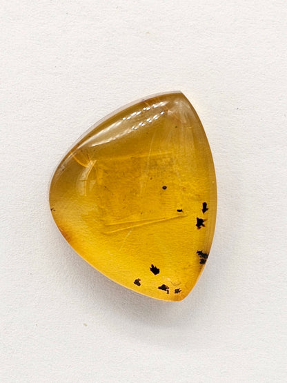 Amber cabochon | Artisan Cut Gemstone