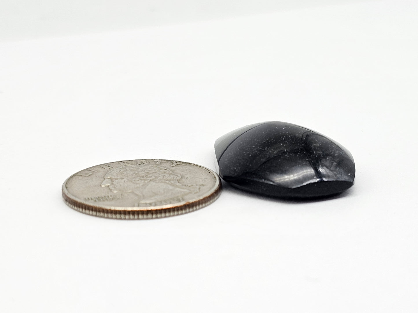 Gold Sheen Obsidian Cabochon | Natural Mexican Obsidian for Silversmiths