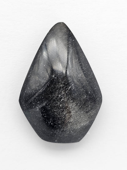 Gold Sheen Obsidian Cabochon | Natural Mexican Obsidian for Silversmiths