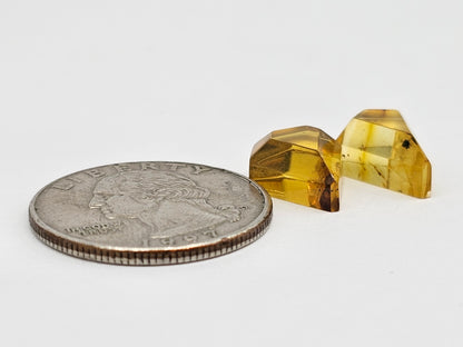 Amber Geometric Cabochon set