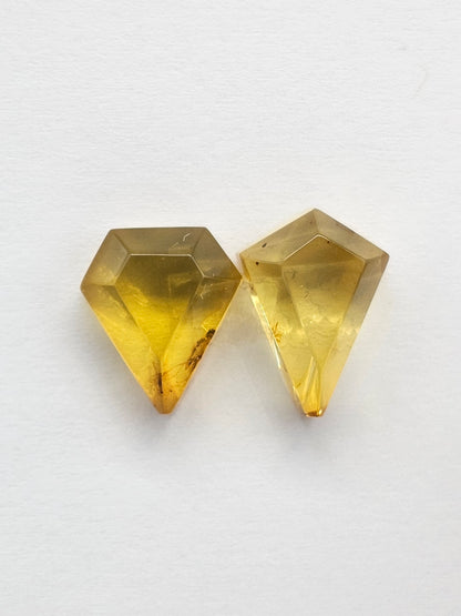 Amber Geometric Cabochon set