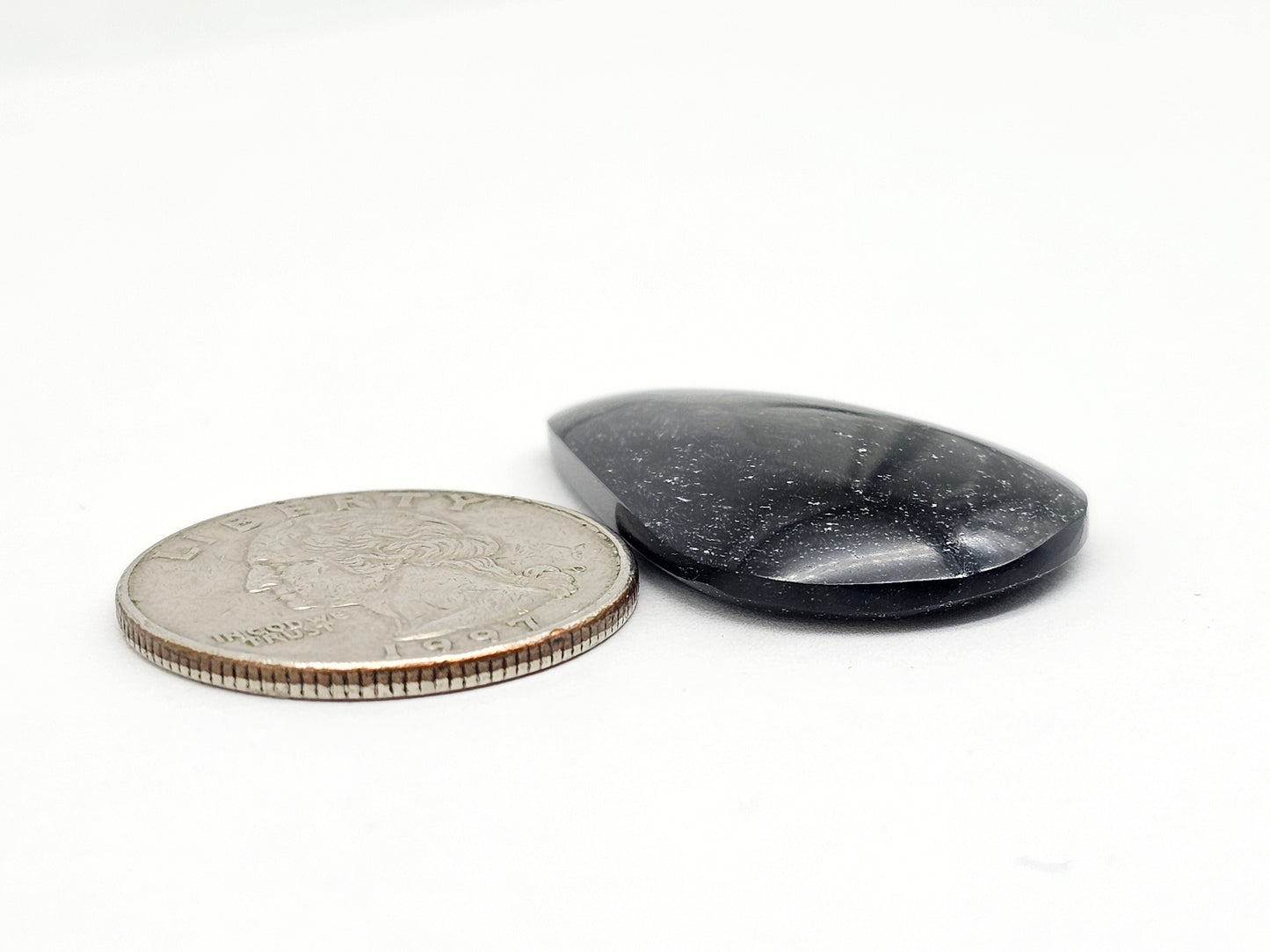 Gold Sheen Obsidian Cabochon | Natural Mexican Obsidian for Silversmiths