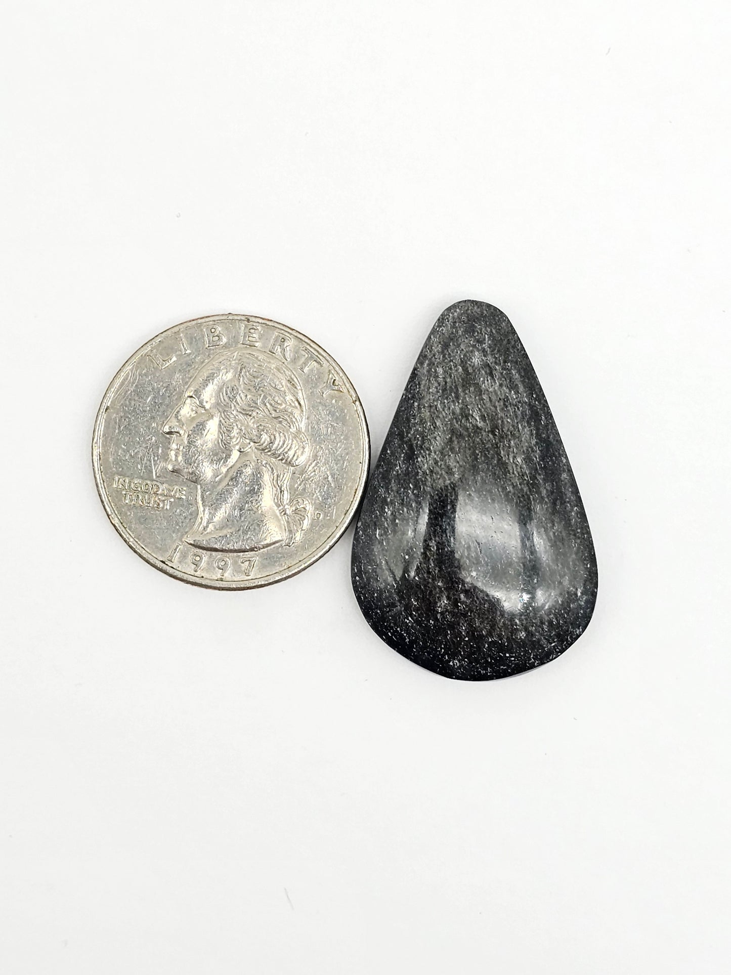 Gold Sheen Obsidian Cabochon | Natural Mexican Obsidian for Silversmiths