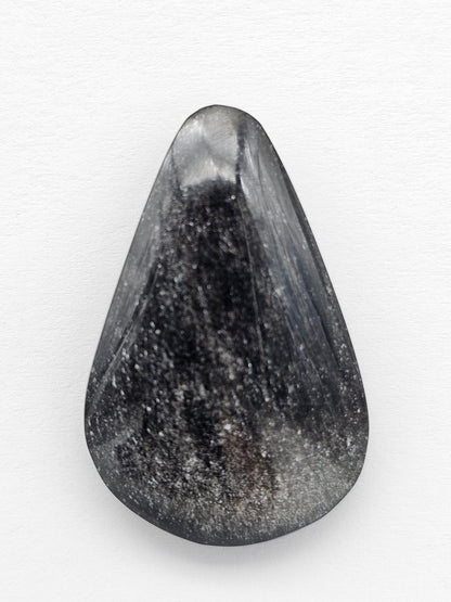 Gold Sheen Obsidian Cabochon | Natural Mexican Obsidian for Silversmiths